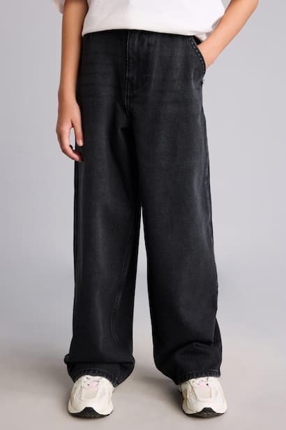 Girl Baggy Fit Jeans (٣)