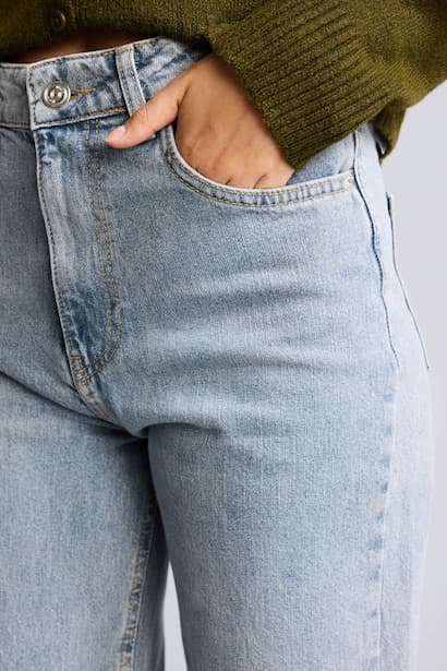 High Waist Trousers Jeans (٤)