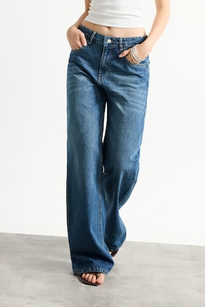 High Waist Trousers Jeans (٤)