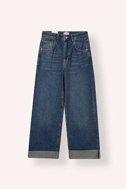 Baggy Fit Trousers Jeans (٤)