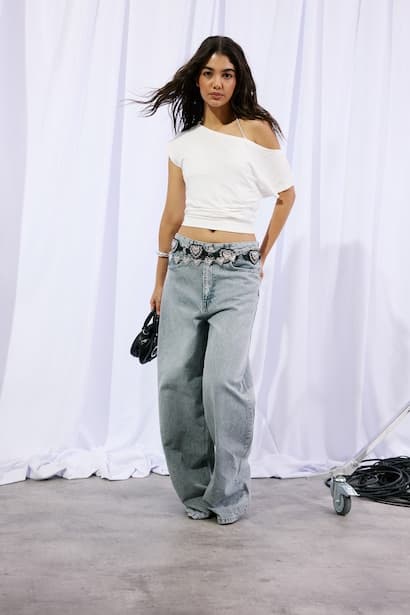 Wide Leg High Waist Trousers (3)