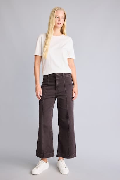 Culotte Fit Trousers Jeans