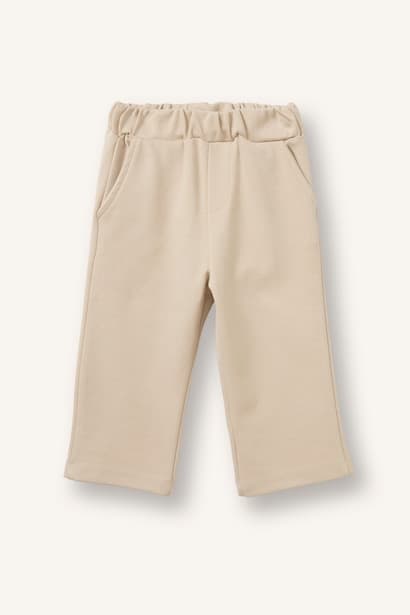 Baby Boy Regular Fit Jersey Elastic Waist Sweatpants Trousers