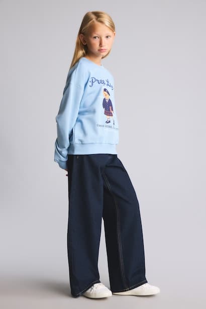 Girl Baggy Fit Extra Comfortable Jeans