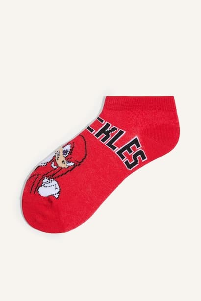 Boy Sonic the Hedgehog 3 Piece Cotton Ankle Socks (٣)