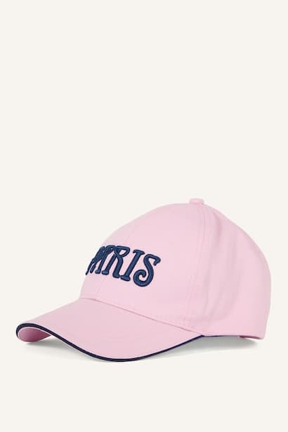 Girl Embroidered Cotton Baseball Cap