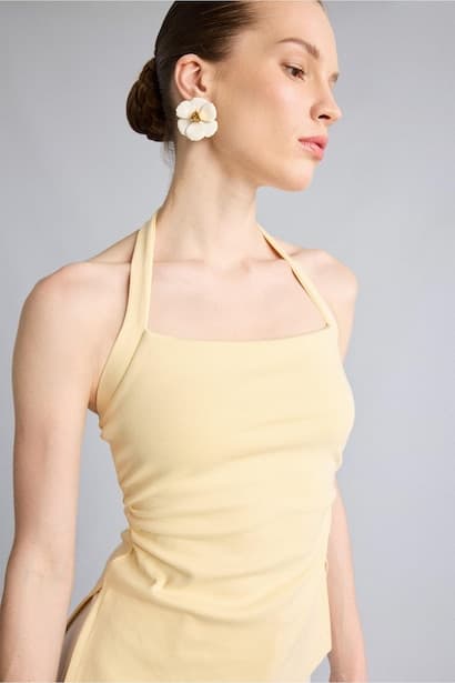 Slim Fit Halter Neck Top (3)