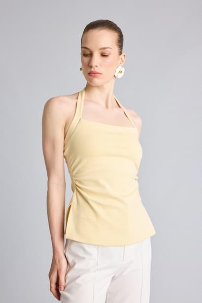 Slim Fit Halter Neck Top (4)