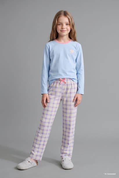 Girl 2 Piece Pyjama Set Homewear