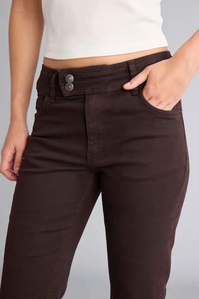 Flare Gabardine Trousers (٤)