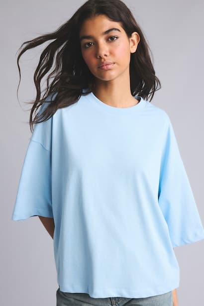 Loose Fit Crew Neck Short Sleeve T-Shirt