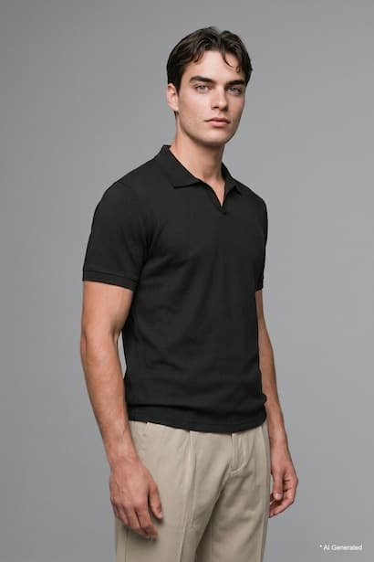 Regular Fit Short Sleeve Polo T-Shirt