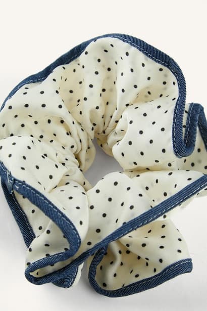 Woman Polka Dot Hair Tie Hair Accessories (٣)