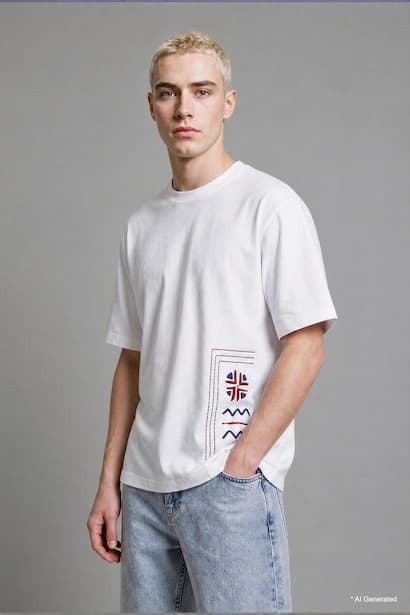 Oversize Fit Short Sleeve T-Shirt