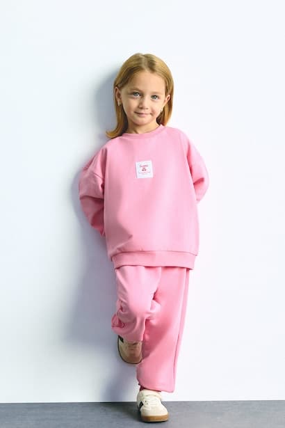 Baby Girl 100% Cotton Long Sleeve Top and Bottom 2-Piece Set