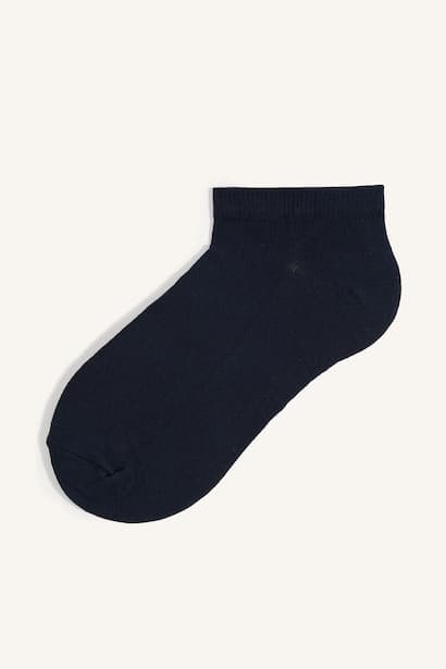 Man Textured Cotton 5 Piece Socks Bobby Socks (٣)