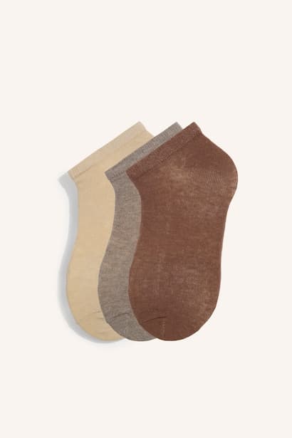 3 piece Cotton Short Socks Bobby Socks