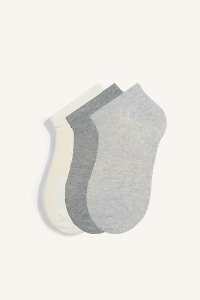 3 piece Cotton Short Socks Bobby Socks