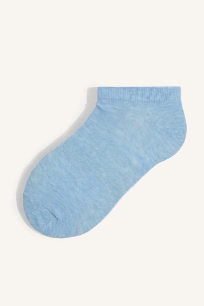 5 Piece Cotton Short Socks Bobby Socks (٣)