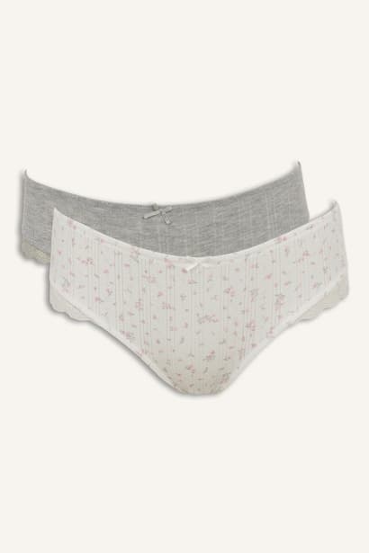 2-Pack Lace Details Briefs