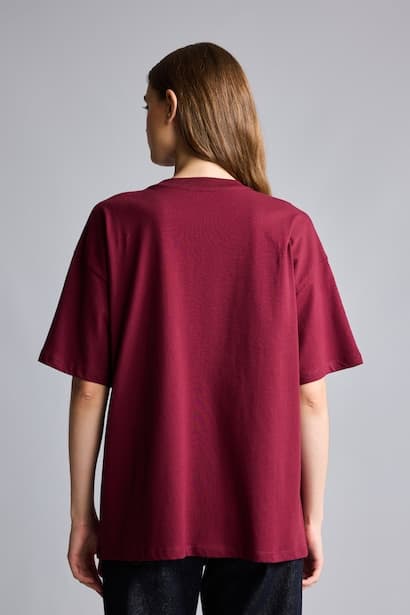 100% Cotton Oversize Crew Neck Printed T-Shirt (٤)