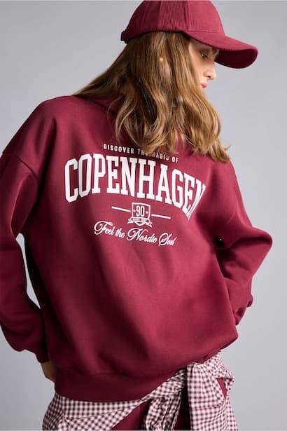 Oversize Printed Heavyweight Hoodie