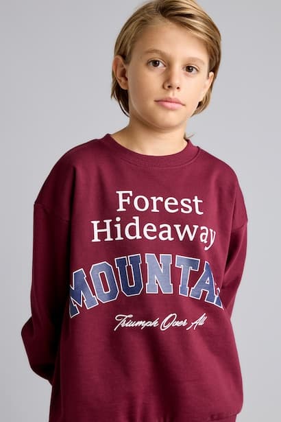 Boy Overshirt Fit Sweatshirt