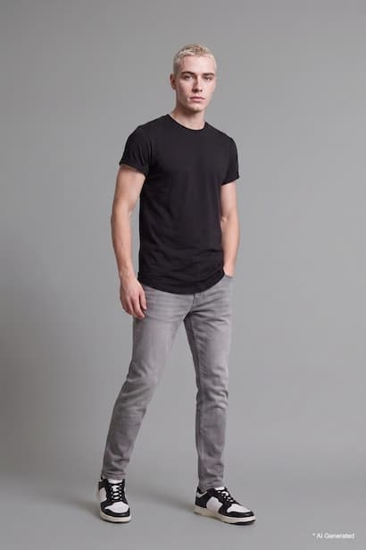 Long Fit Short Sleeve T-Shirt