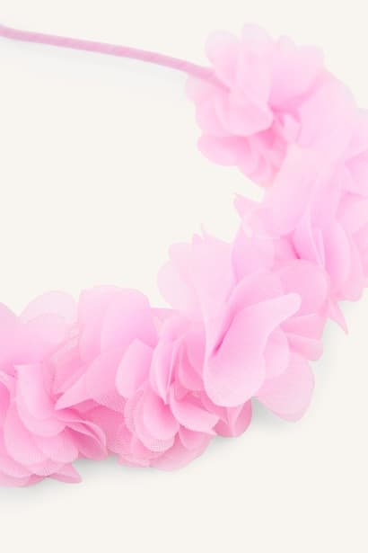 Baby Girl Flower Applique Hair Clips Crown Toys (٣)
