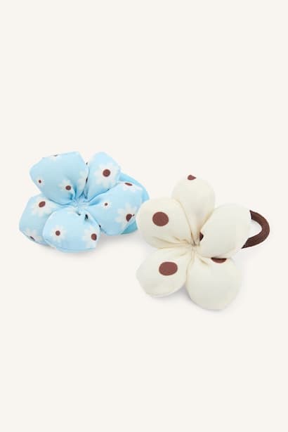 Baby Girl 2 Piece Floral Hair Clips Toys (٣)