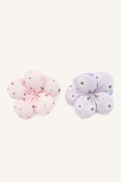 Baby Girl 2 Piece Floral Hair Clips Toys