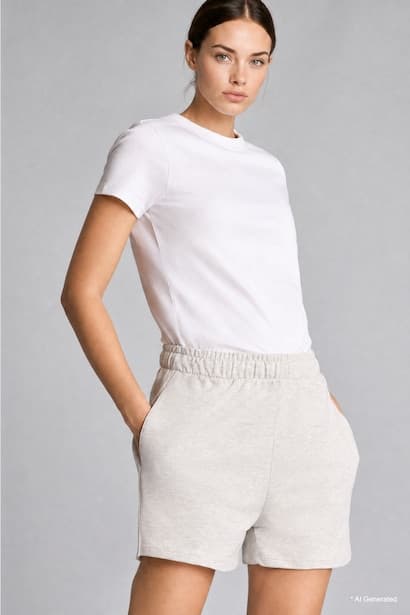 Standard Fit Short Sweat Shorts (3)