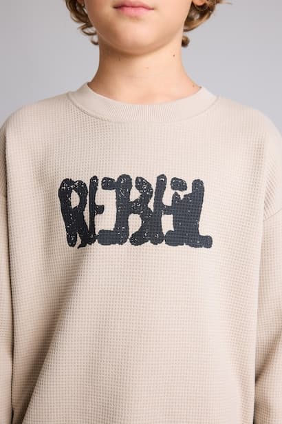 Boy Oversize Crew Neck Sweatshirt (4)