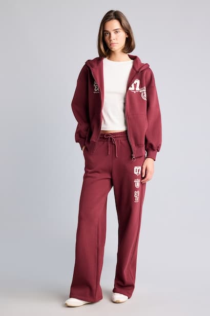 Wide Leg Thick Harry Potter Printed Sweatpants