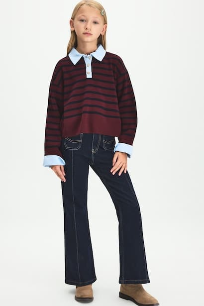 Girl Flare Fit Comfortable Flared Jeans