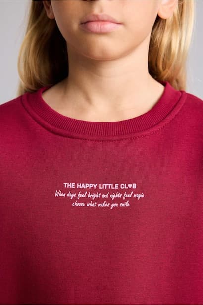 Girl Relax Fit Printed Sweatshirt (٤)