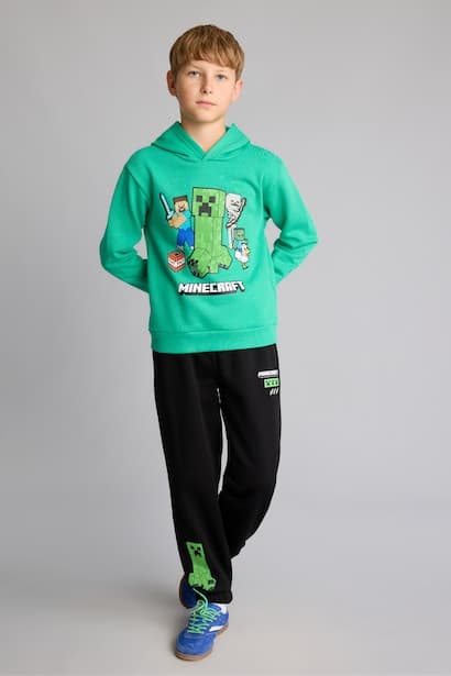 2 piece Regular Fit Hooded Minecraft Licensed Set