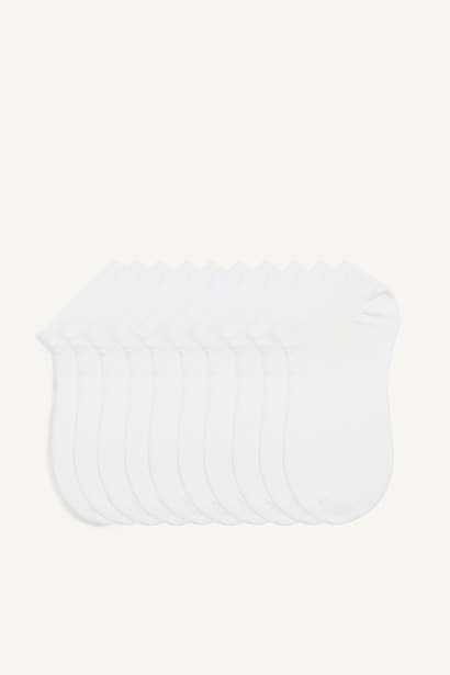 Man 10 Piece Cotton Sneakers Socks Bobby Socks