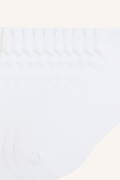 Woman Seamless 10 Piece Cotton Ankle Socks (4)