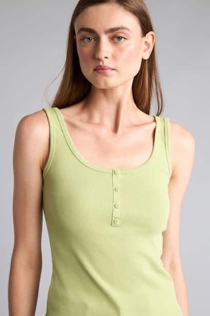 Slim Fit Basic Camisole U Collar Tank Top Tank Top & Crop Top (٣)
