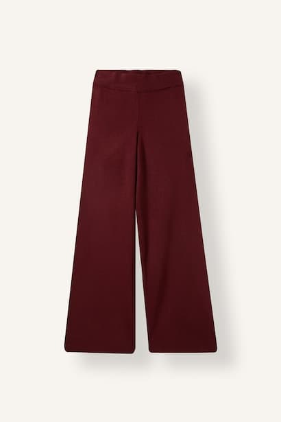 Girl Wide Leg Elastic Waist Sweatpants Trousers