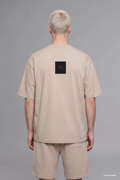 Loose Fit Basic Crew Neck Short Sleeve T-Shirt
