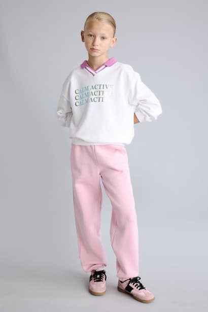 Girl Heavyweight Basic Sweatpants Trousers