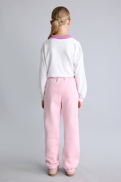 Girl Heavyweight Basic Sweatpants Trousers (٤)