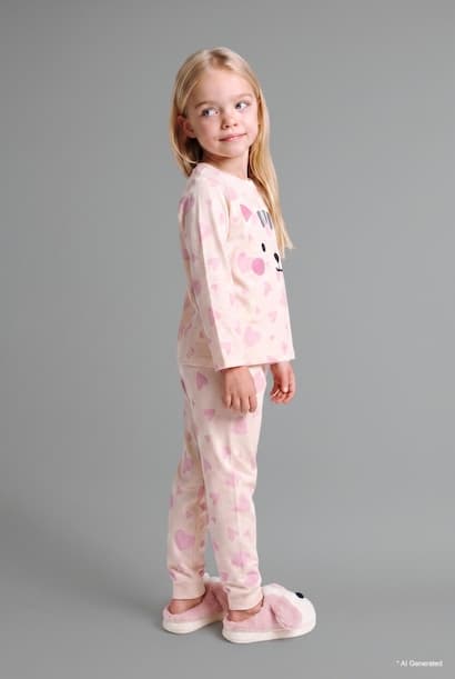 Baby Girl 100% Cotton 2 Piece Pyjama Set (3)