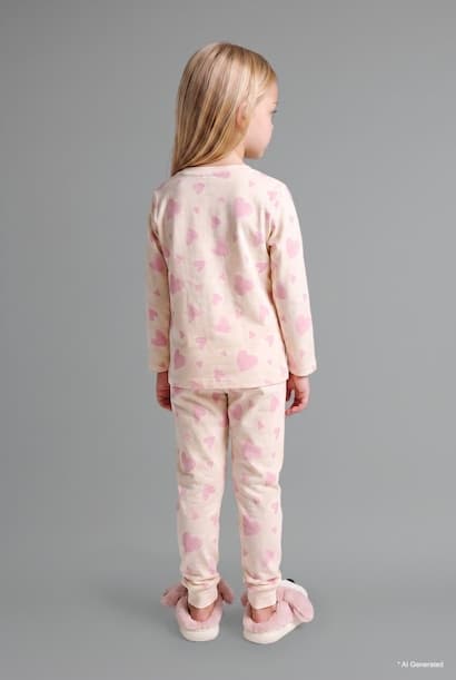 Baby Girl 100% Cotton 2 Piece Pyjama Set (4)