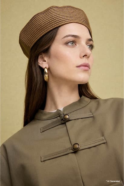 Woman Straw Painter Hat