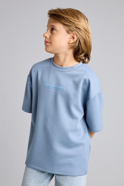 Boy Printed Relax Fit T-Shirt (٣)
