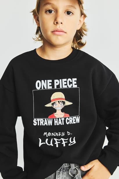 Boy Crew Neck One Piece Printed Sweatshirt (3)