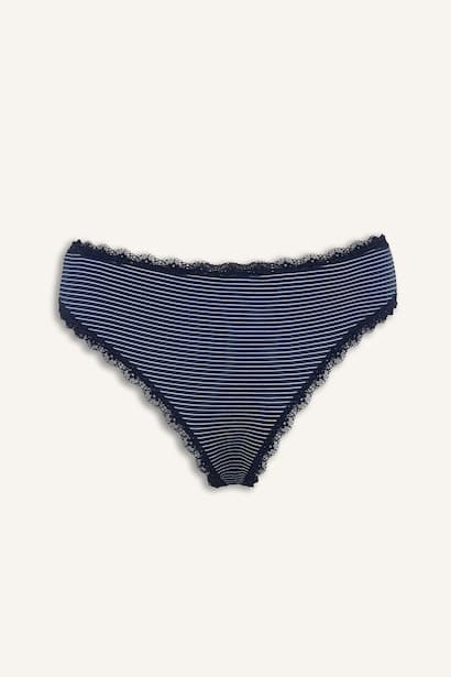 Lace Detail Patterned 2 Piece Panties Underwear (٣)